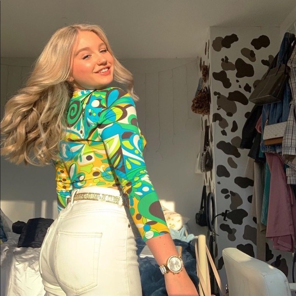 New Zara Set Top+Skirt Green Black - Picture 11 of 16